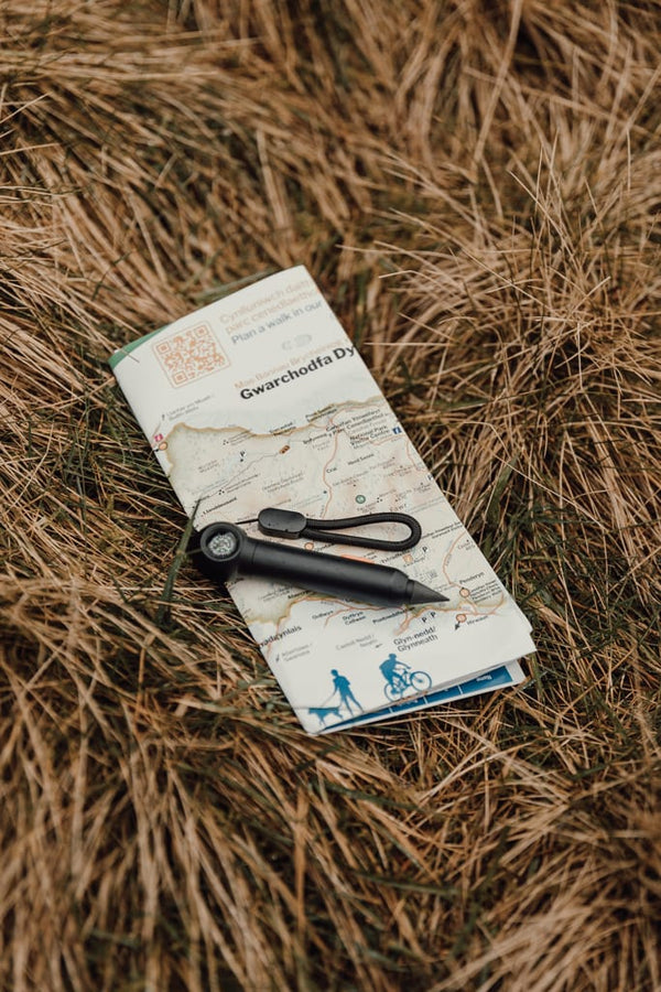 Matita con bussola Nordic Drift Trail Infinity RCS nero - personalizzabile con logo
