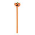 Matita di Halloween con gomma arancione - personalizzabile con logo