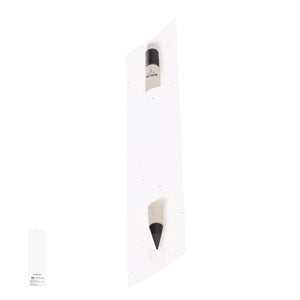Matita Eterna Stauton bianco - personalizzabile con logo