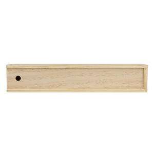 Matite colorate in scatola di legno natural - personalizzabile con logo