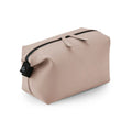 Matte PU Accessory Pouch rosa - personalizzabile con logo