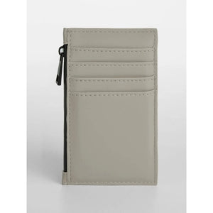 Matte PU Card Holder beige - personalizzabile con logo