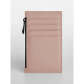 Matte PU Card Holder rosa - personalizzabile con logo