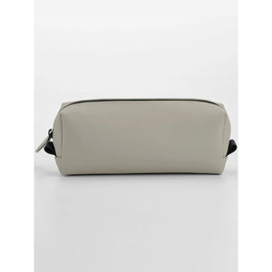 Matte PU Mini Accessory Case beige - personalizzabile con logo