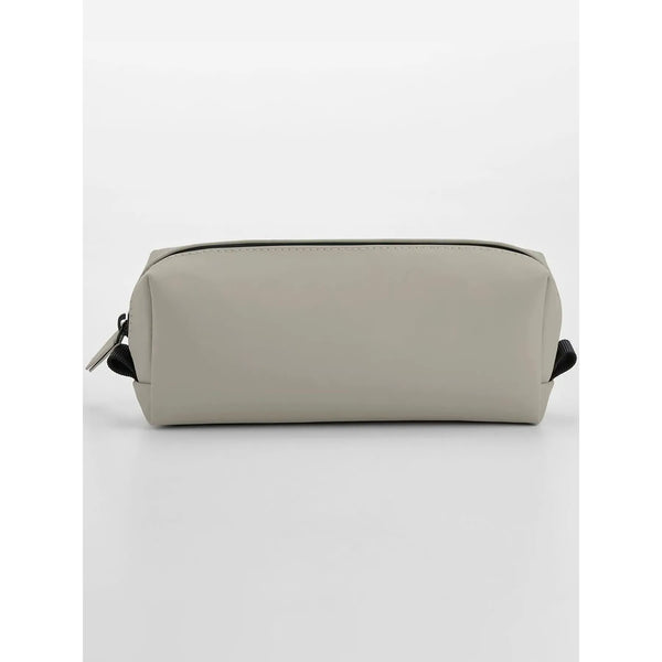 Matte PU Mini Accessory Case beige - personalizzabile con logo