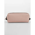Matte PU Mini Accessory Case rosa - personalizzabile con logo