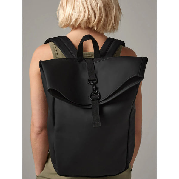 Matte PU Roll-Top Backpack - personalizzabile con logo