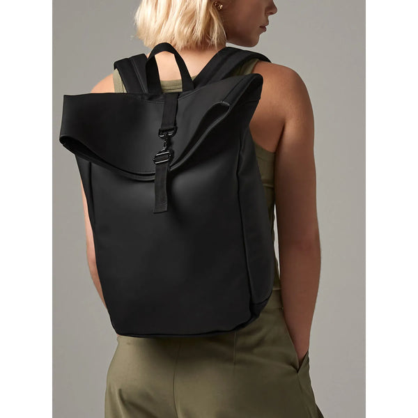 Matte PU Roll-Top Backpack - personalizzabile con logo