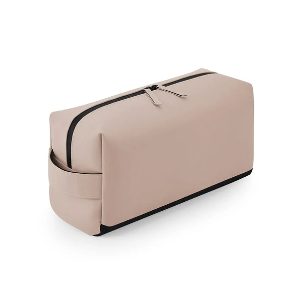 Matte PU Shoe/Accessory Bag rosa - personalizzabile con logo