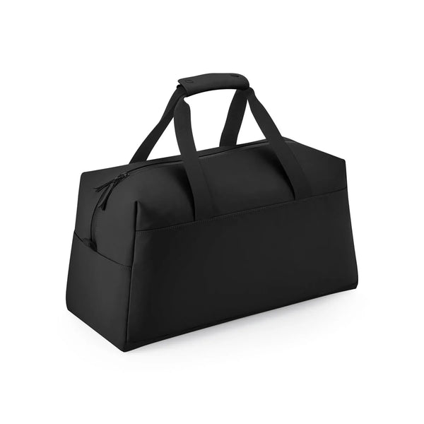 Matte PU Weekender nero - personalizzabile con logo