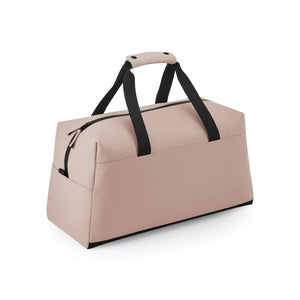 Matte PU Weekender rosa - personalizzabile con logo