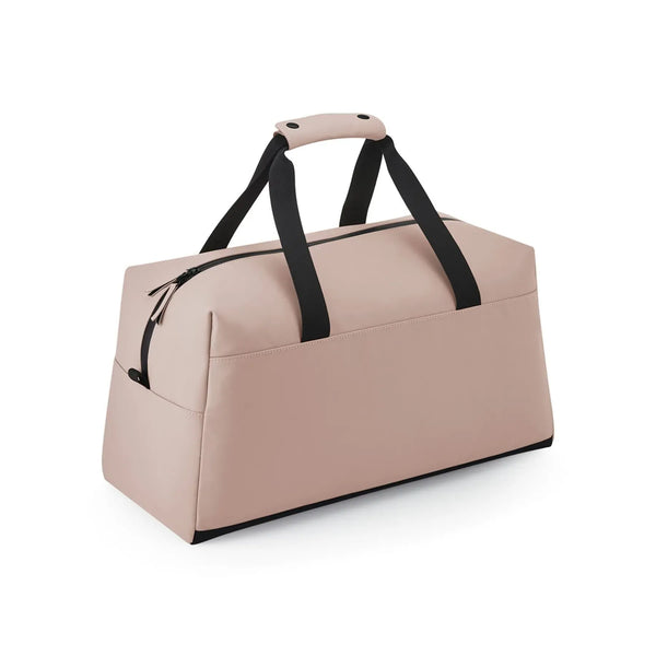 Matte PU Weekender rosa - personalizzabile con logo