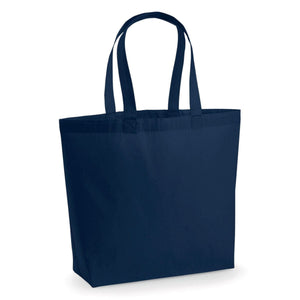 Maxi Shopper Deluxe blu / UNICA - personalizzabile con logo