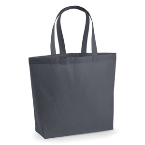 Maxi Shopper Deluxe grigio / UNICA - personalizzabile con logo