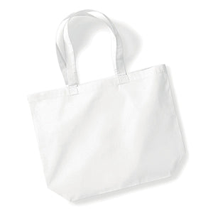 Maxi Shopper Deluxe in Cotone Organico - personalizzabile con logo