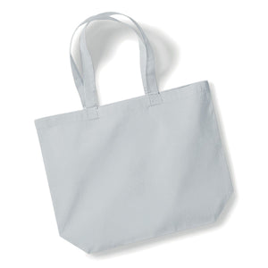 Maxi Shopper Deluxe in Cotone Organico - personalizzabile con logo