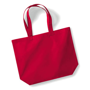 Maxi Shopper Deluxe in Cotone Organico - personalizzabile con logo