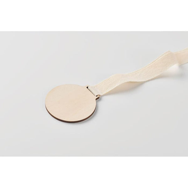 Medaglia di legno natural - personalizzabile con logo