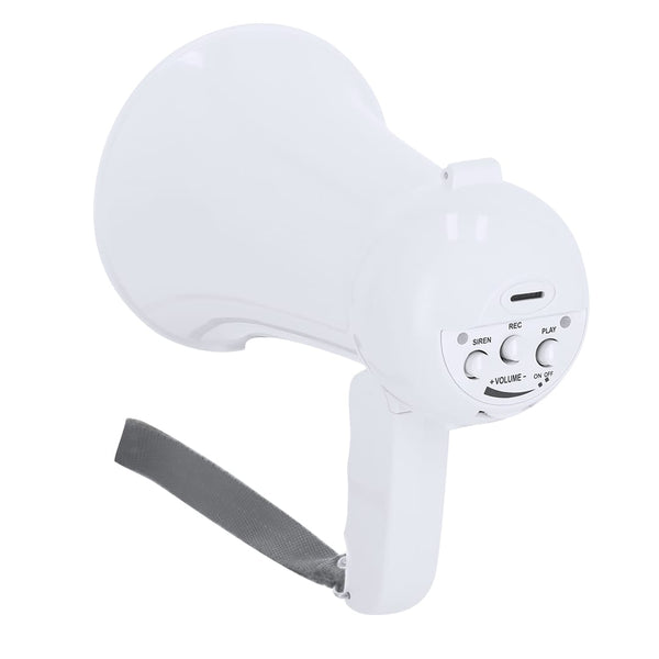 Megafono Noloen bianco - personalizzabile con logo