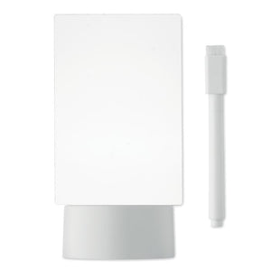 Memoboard a LED illuminato Bianco - personalizzabile con logo