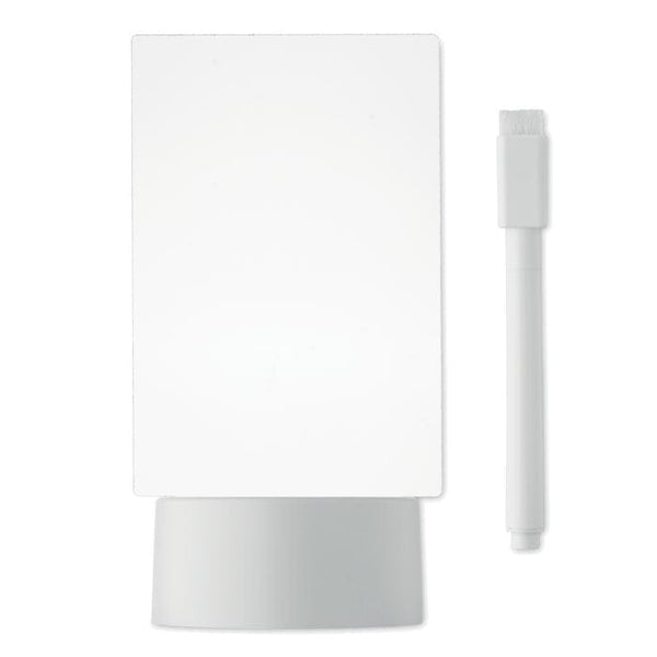 Memoboard a LED illuminato Bianco - personalizzabile con logo