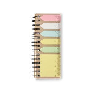 Memopad assortiti in PP Beige - personalizzabile con logo
