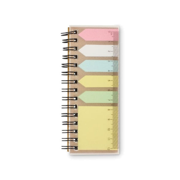 Memopad assortiti in PP Beige - personalizzabile con logo