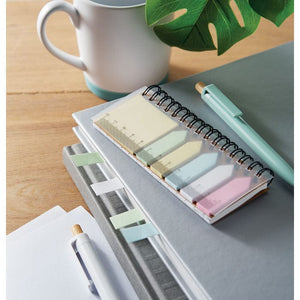 Memopad assortiti in PP Beige - personalizzabile con logo