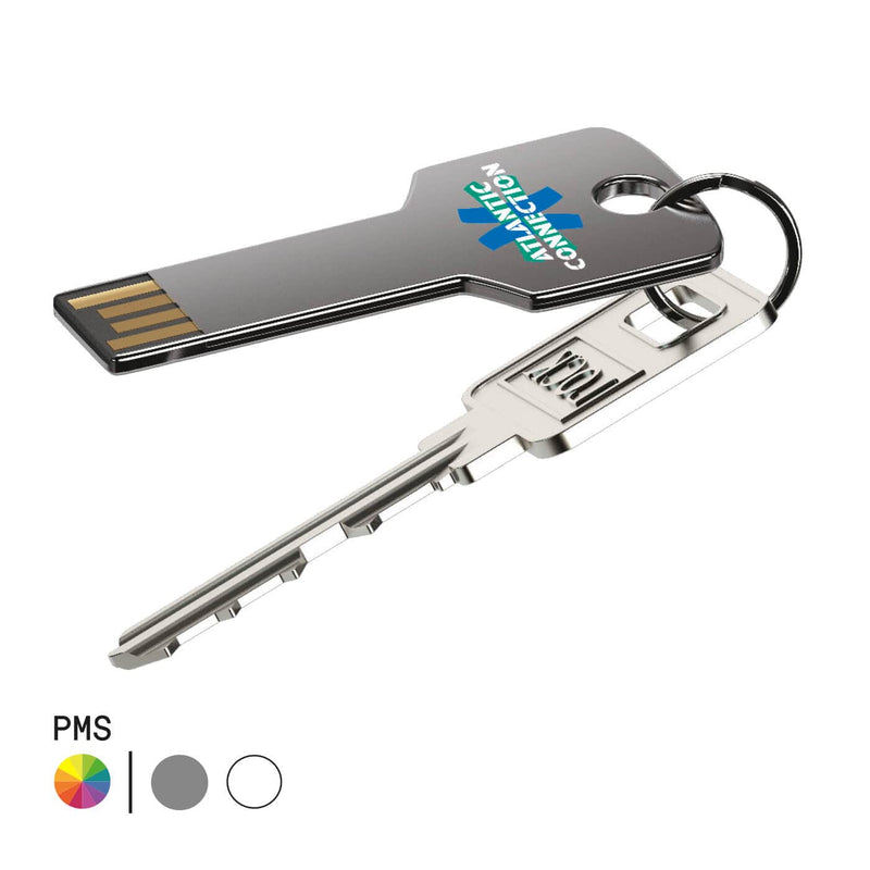 Metal USB Key Flash Square - personalizzabile con logo