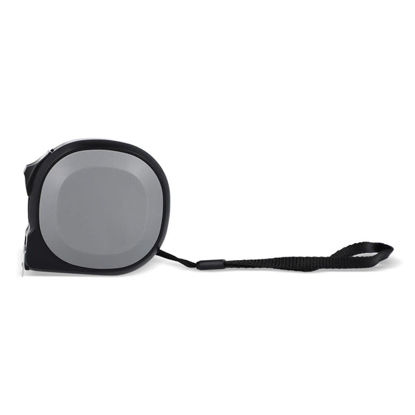Metro a nastro 7,5M nero & grigio - personalizzabile con logo