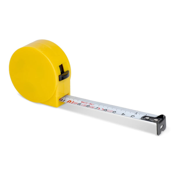 Metro a nastro da  5M Giallo - personalizzabile con logo