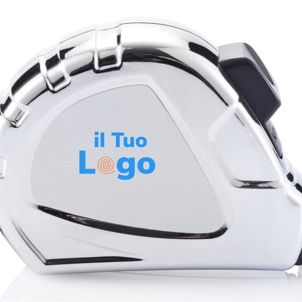 Metro autobloccante grande color argento - personalizzabile con logo