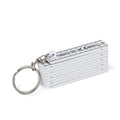 Metro pieghevole calibrato da 0.5m Bianco - personalizzabile con logo