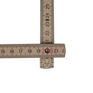 Metro pieghevole in legno 2m premium naturale natural - personalizzabile con logo