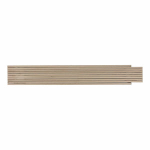 Metro pieghevole in legno 2m premium naturale natural - personalizzabile con logo