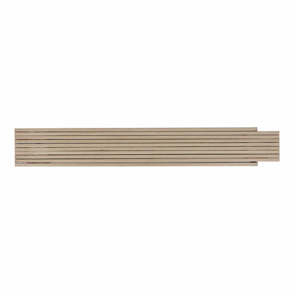 Metro pieghevole in legno 2m premium naturale natural - personalizzabile con logo