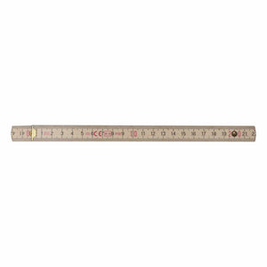 Metro pieghevole in legno 2m premium naturale natural - personalizzabile con logo
