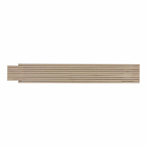 Metro pieghevole in legno 2m premium naturale natural - personalizzabile con logo
