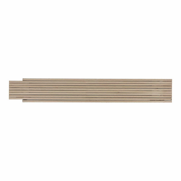 Metro pieghevole in legno 2m premium naturale natural - personalizzabile con logo