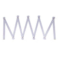 Metro pieghevole in legno 2m premium verniciato Bianco - personalizzabile con logo