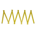 Metro pieghevole in legno 2m premium verniciato Giallo - personalizzabile con logo