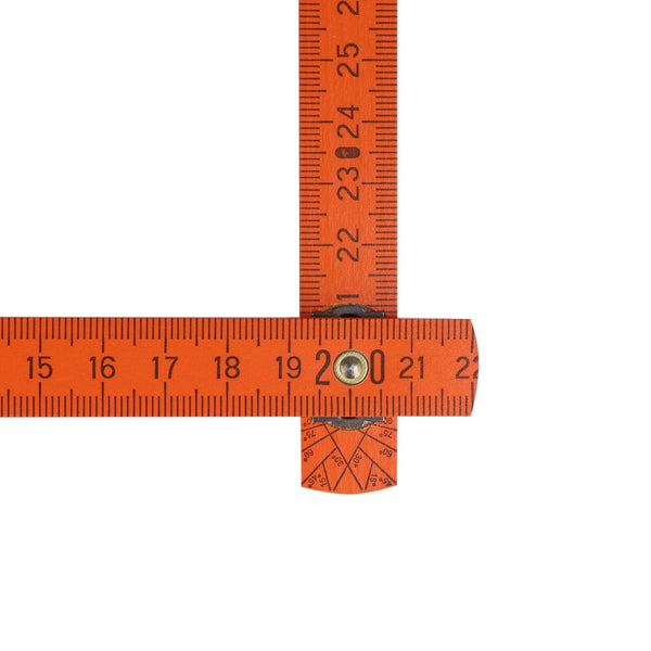 Metro pieghevole in legno 2m premium verniciato - personalizzabile con logo
