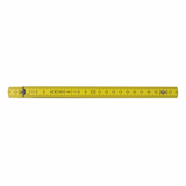 Metro pieghevole in legno 2m premium verniciato - personalizzabile con logo