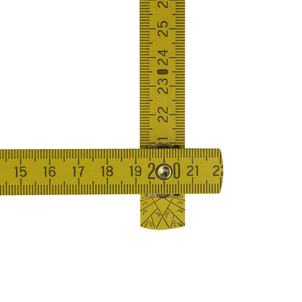 Metro pieghevole in legno 2m premium verniciato - personalizzabile con logo