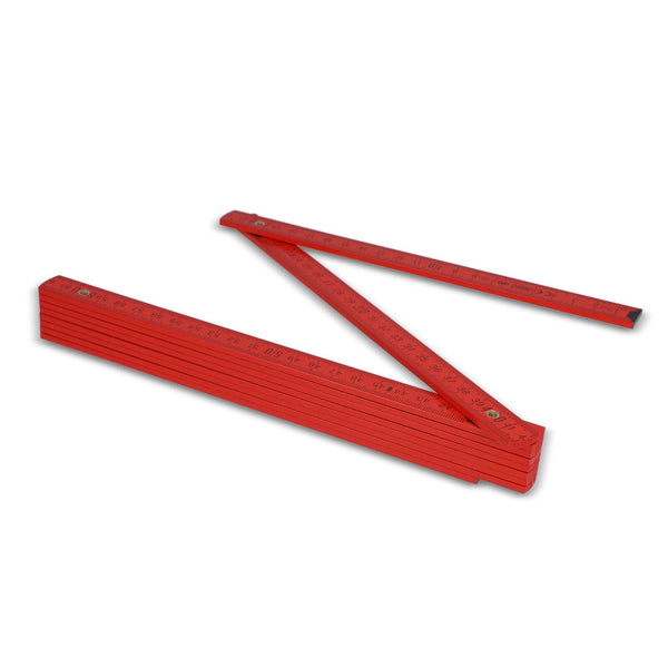 Metro pieghevole in legno 2m premium verniciato - personalizzabile con logo