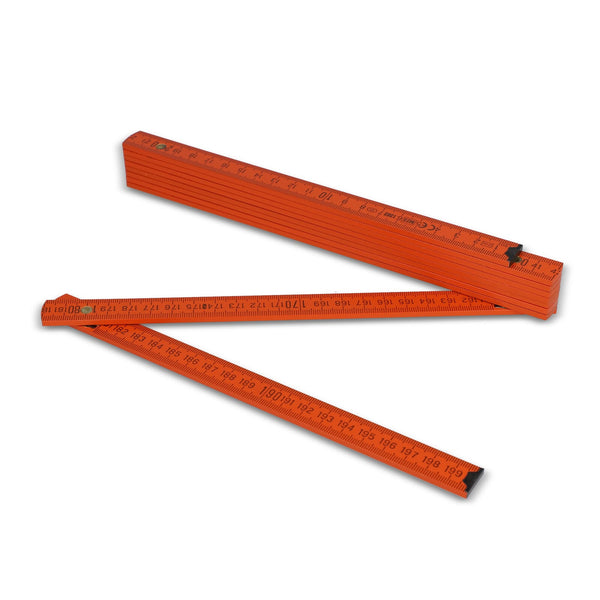 Metro pieghevole in legno 2m premium verniciato - personalizzabile con logo