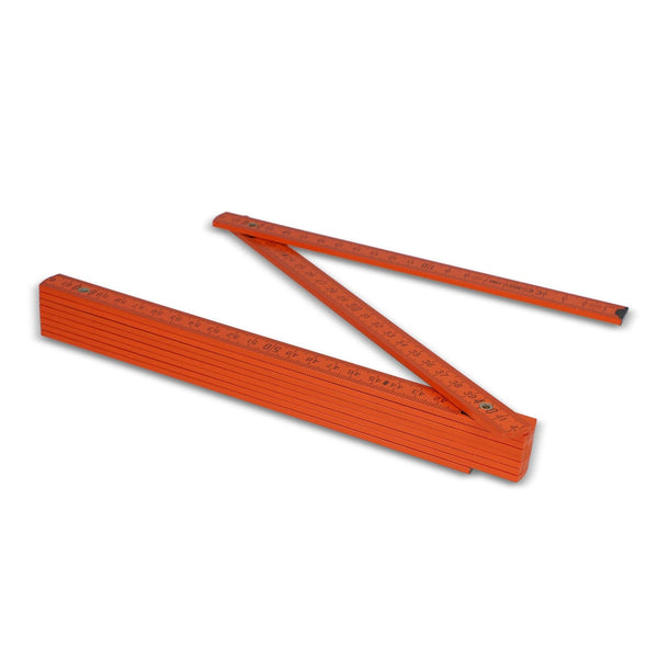 Metro pieghevole in legno 2m premium verniciato - personalizzabile con logo