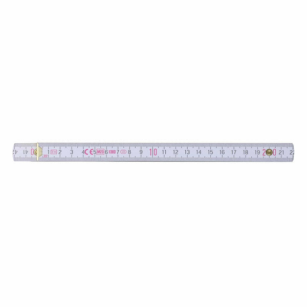 Metro pieghevole in legno 2m premium verniciato - personalizzabile con logo