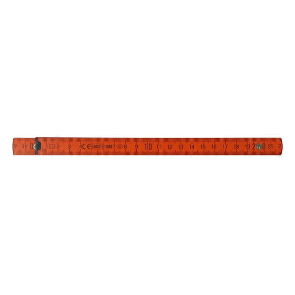 Metro pieghevole in legno 2m premium verniciato - personalizzabile con logo