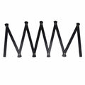 Metro pieghevole in legno 2m premium verniciato Nero - personalizzabile con logo